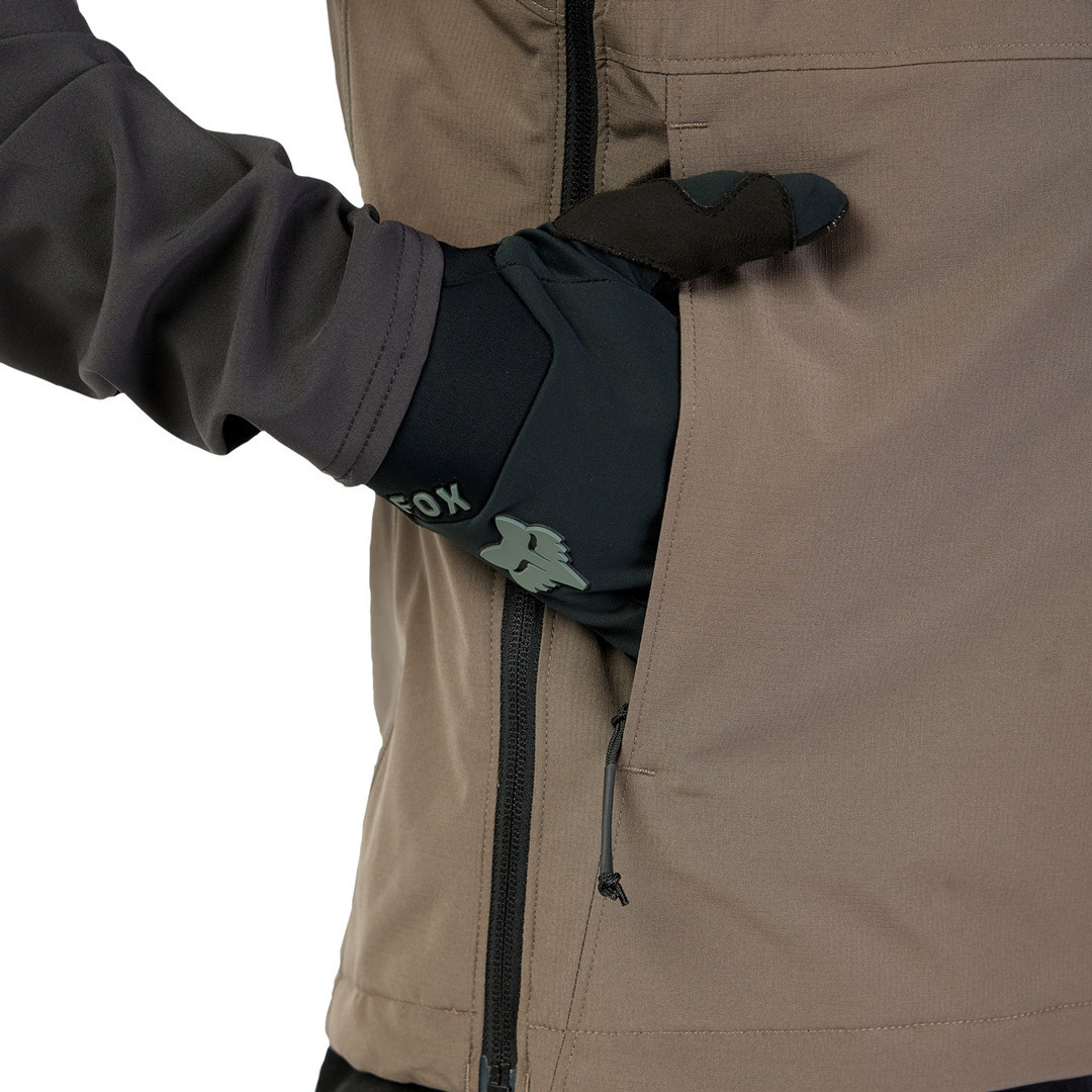 FOX Ranger Off-Road Wind Chaleco de motocross gris/marrón M Figura 5