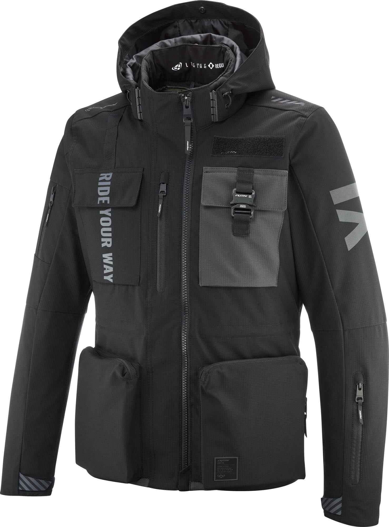 Ixon Darkrise Waterproof Textile Motorcycle Jacket