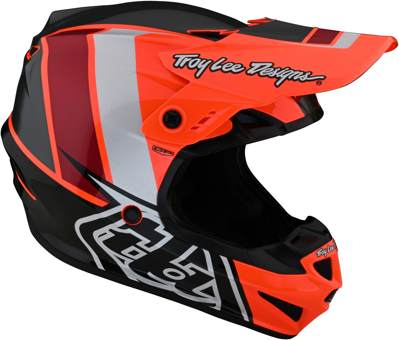 Troy Lee Designs GP Nova Cască de motocross pentru tineret Portocaliu neon Y/L (52/53) Figura 3