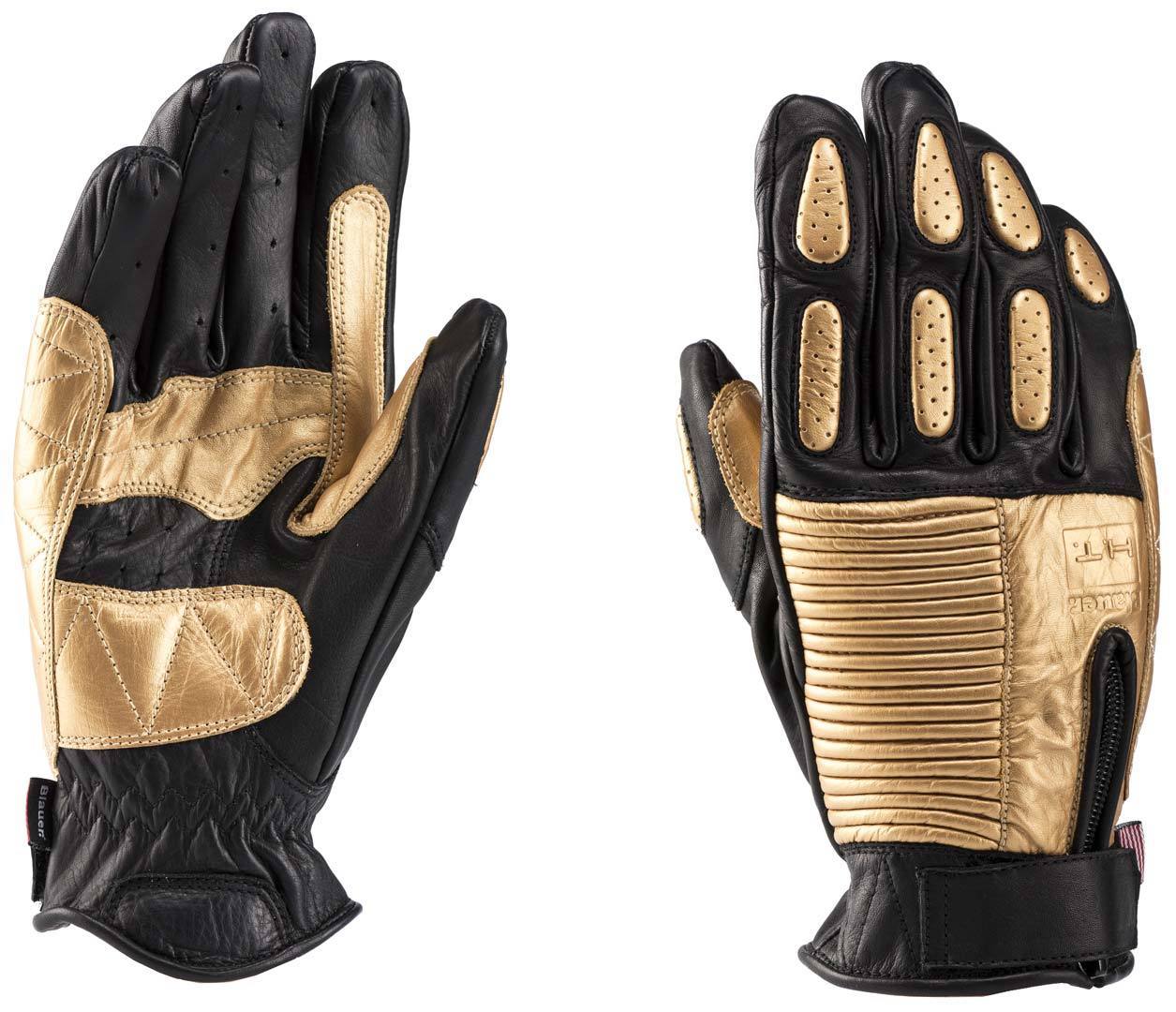 Blauer Banner Motorcycle Gloves brown M Figure 7