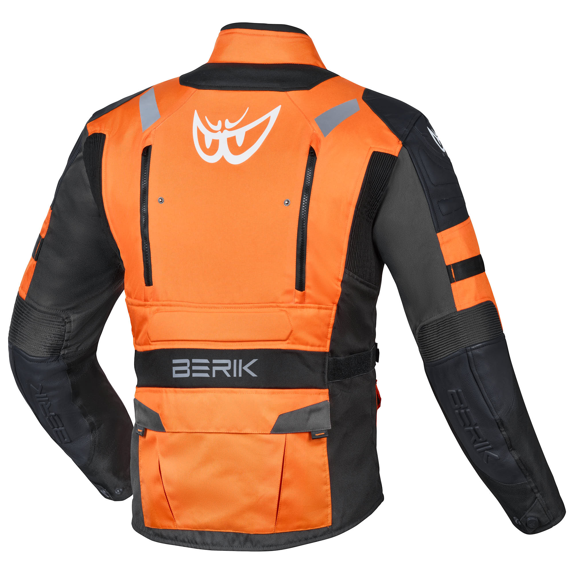 Berik Absolute Zero Race Motorcycle Textile Jacket orange/black/grey 48 Figure 2