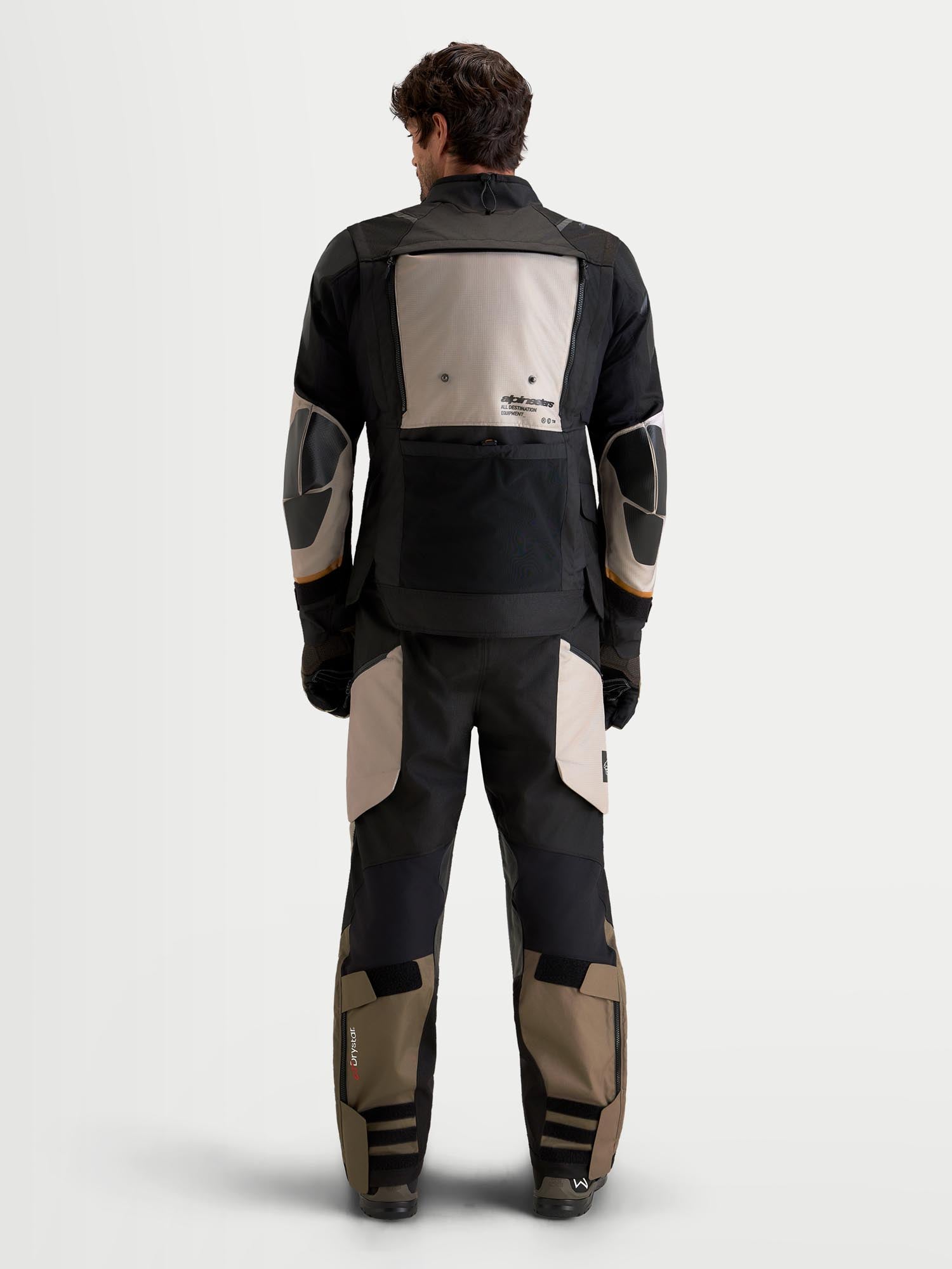 Alpinestars Harok V2 Drystar waterproof Motorcycle Textile Jacket grey/brown M Figure 13