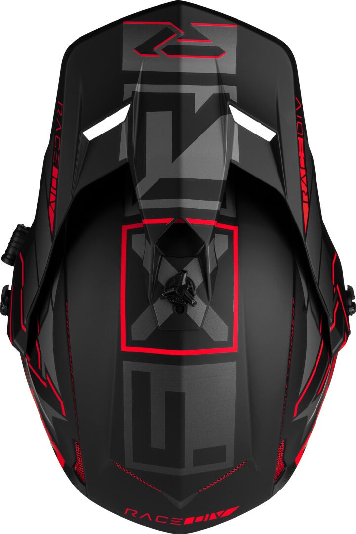 FXR Clutch X Evo Snescooter hjelm sort mat/rød XL (61/62) Figur 2