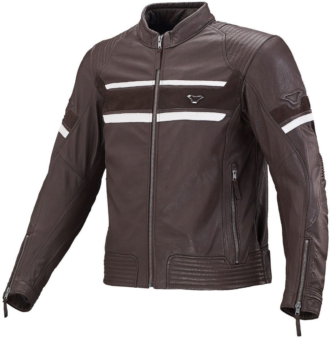 Macna Rendum Motorrad Lederjacke braun 52 Abbildung 1