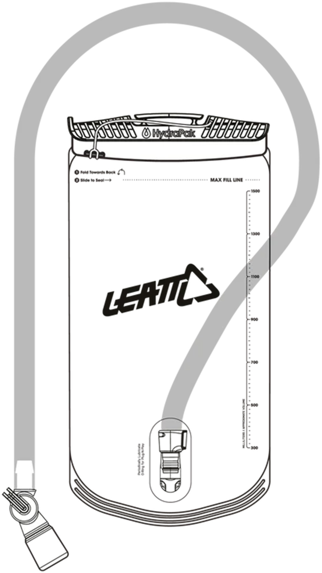 Leatt HydraPak 1.5L Vertical Vezica de hidratare Figura 1