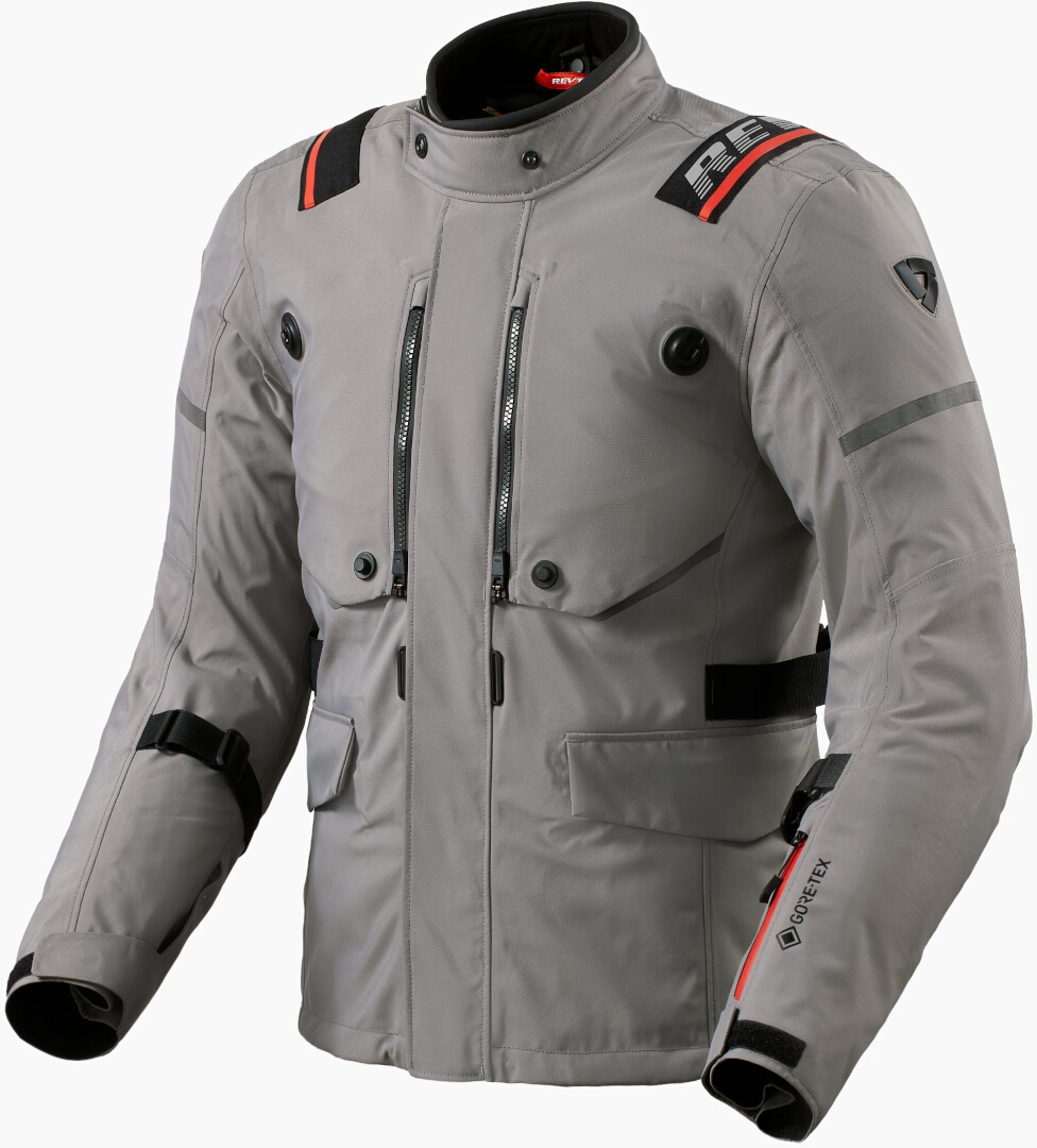 Revit Vertical GTX Motorcykel Textiljacka grå S Figur 1