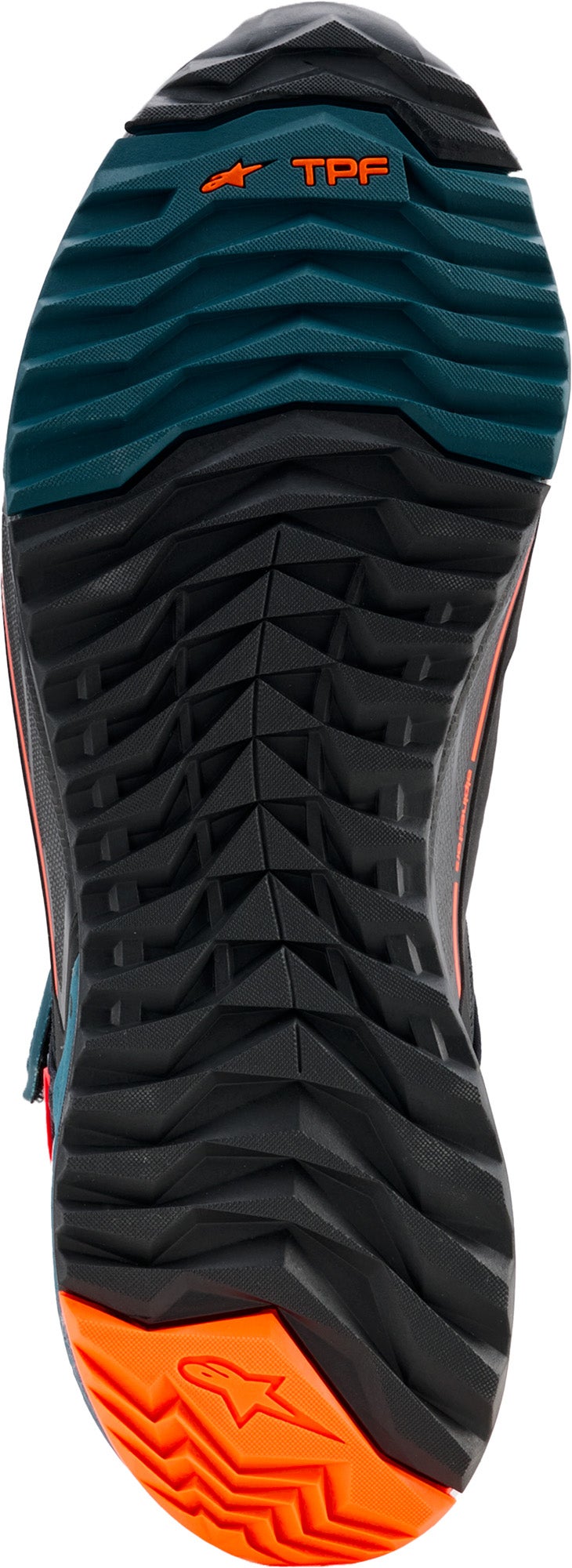 Alpinestars CR-X Drystar Chaussures de moto orange/vert 10 (43) Figure 4