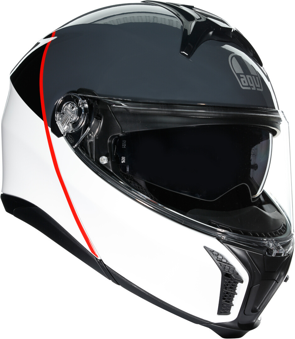 AGV Tourmodular Balance Klapphelm weiß/grau/rot S (55/56) Abbildung 1