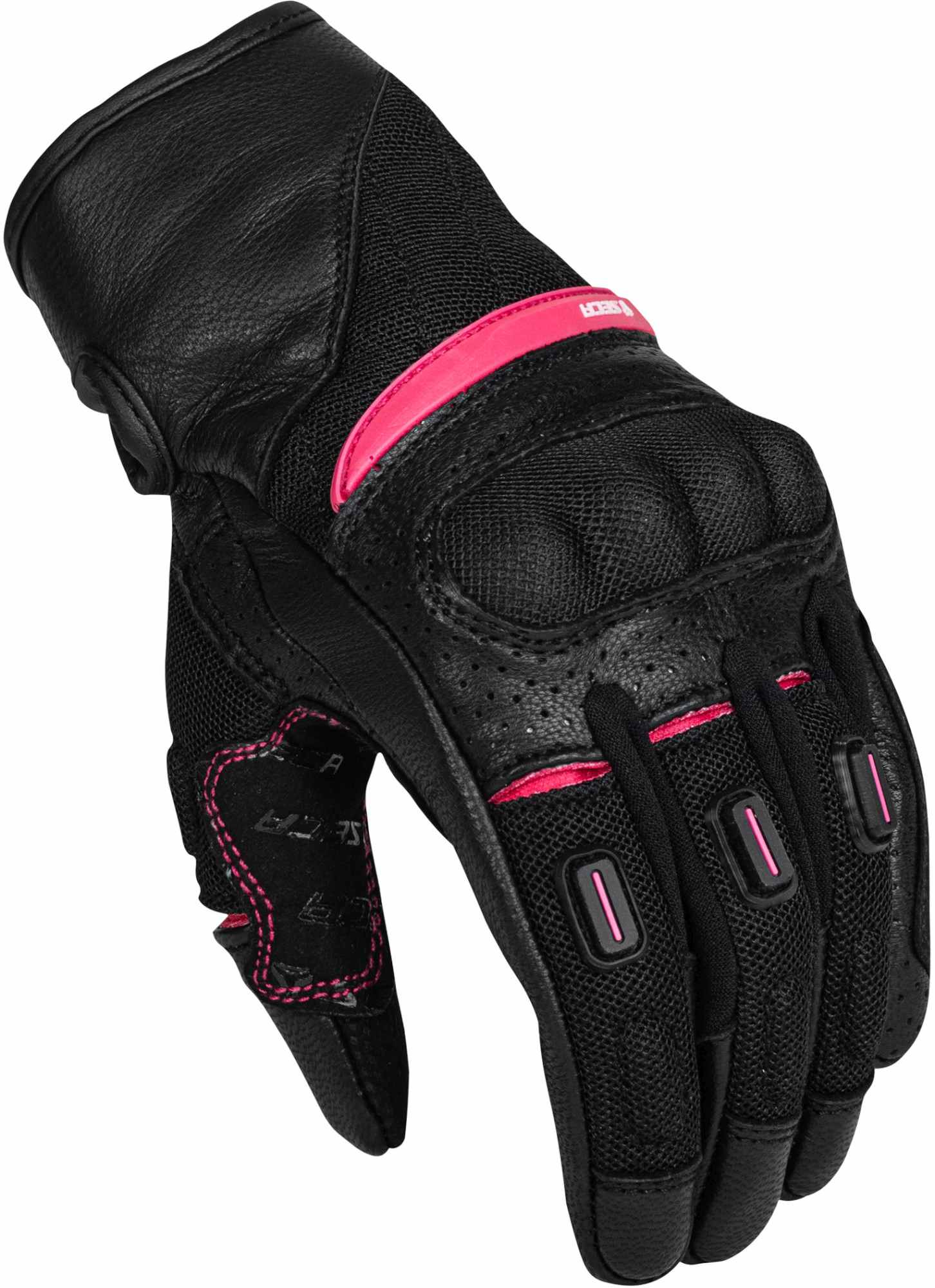 Seca Axis Mesh II Dame Motorsykkel hansker svart/rosa M Figur 2