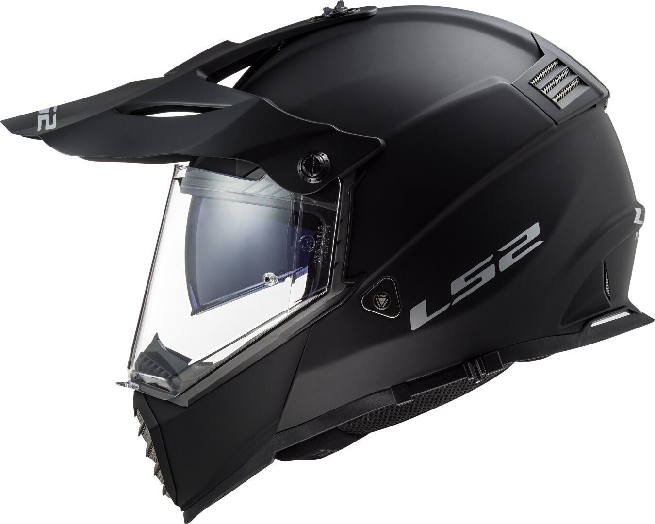 LS2 MX436 Pioneer Evo Casco Motocross nero opaco S (55/56) Figura 4