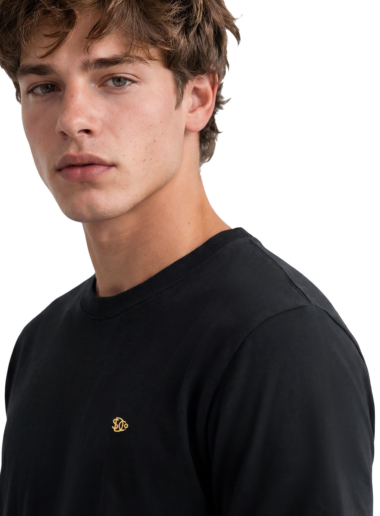 Superdry & Co Logo T-krekls melns/zelts M 3. attēls