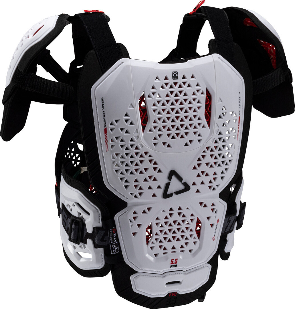 Leatt 5.5 Pro Evo Bröstskydd Vit XXL Figur 5