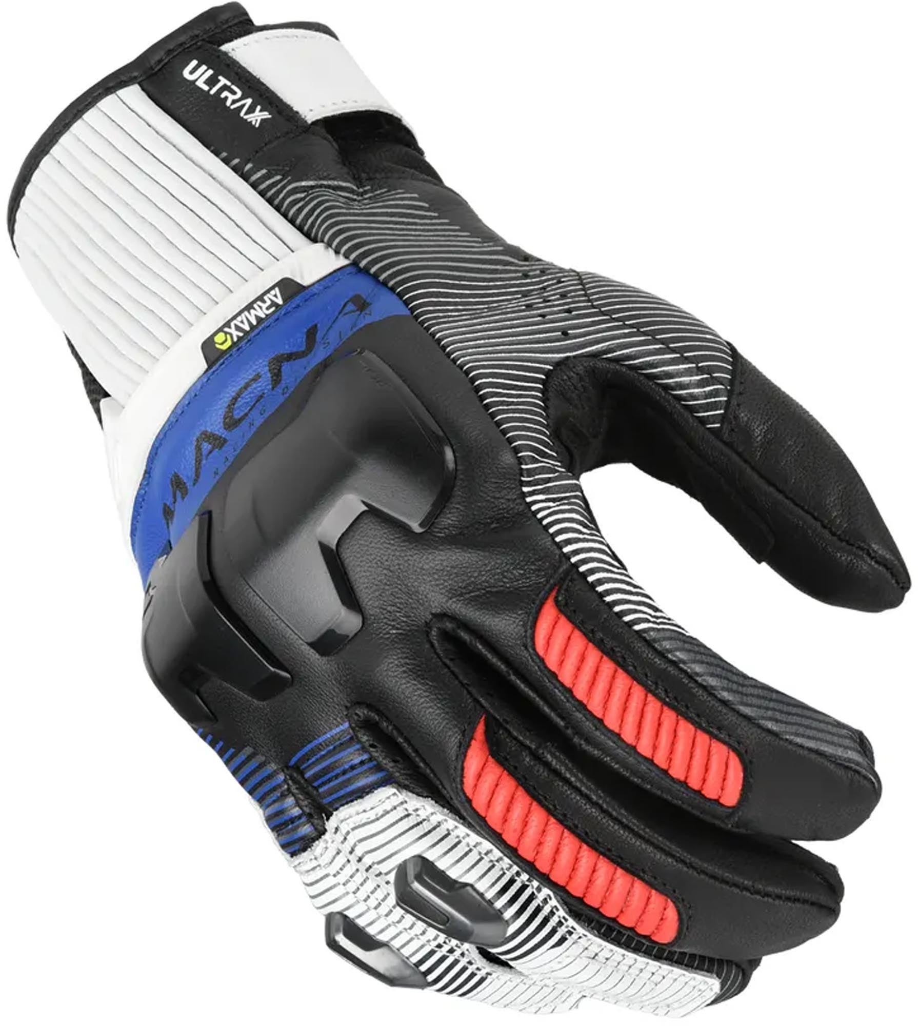 Macna Ultraxx 2.0 Motorcykelhandsker sort/blå/rød XL Figur 2