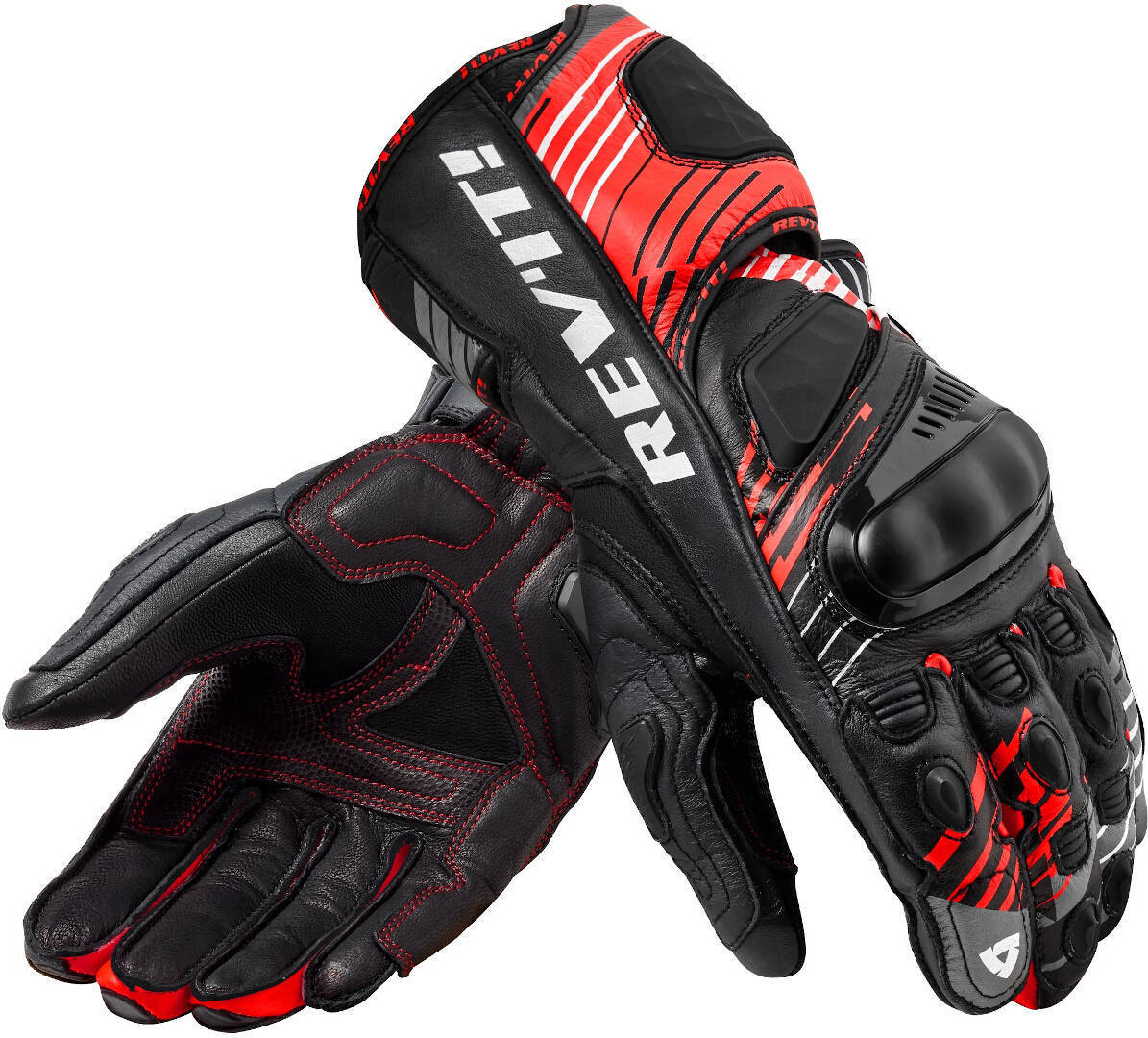 Revit Apex Motorradhandschuhe schwarz/rot M Abbildung 1