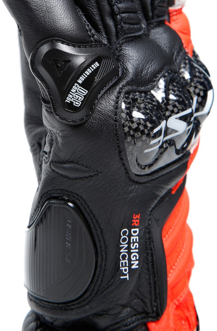 Dainese Carbon 4 Long Mănuși de motocicletă Negru/Roșu/Alb 3XL Figura 6
