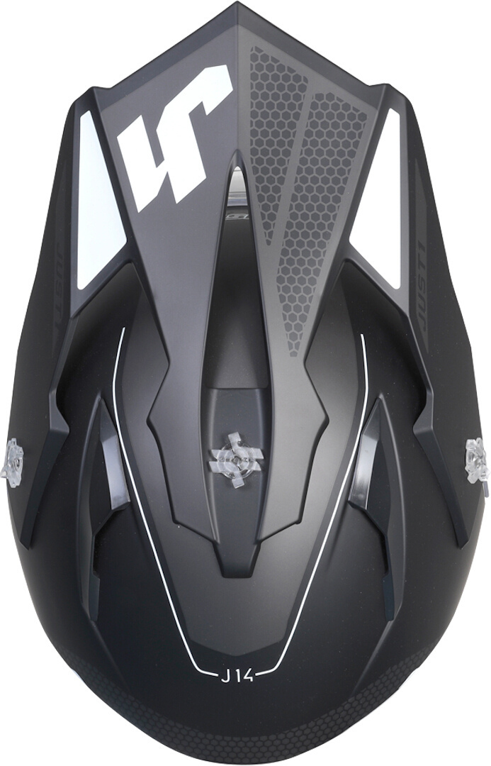 Just1 J14-F Elite Cască de motocross Negru mat/alb XS (53/54) Figura 2