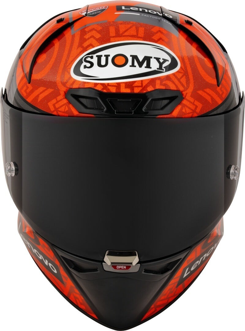 Side view of Suomy S1-XR GP Bagnaia Monster Replica Helmet