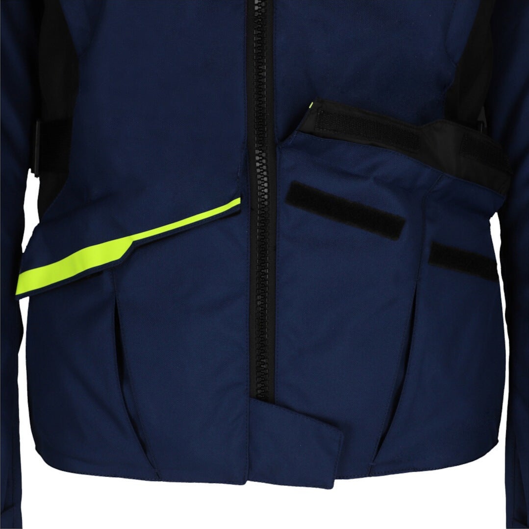 Acerbis CE X-Travel Waterproof Motorcycle Textile Jacket blue/yellow M Figure 4