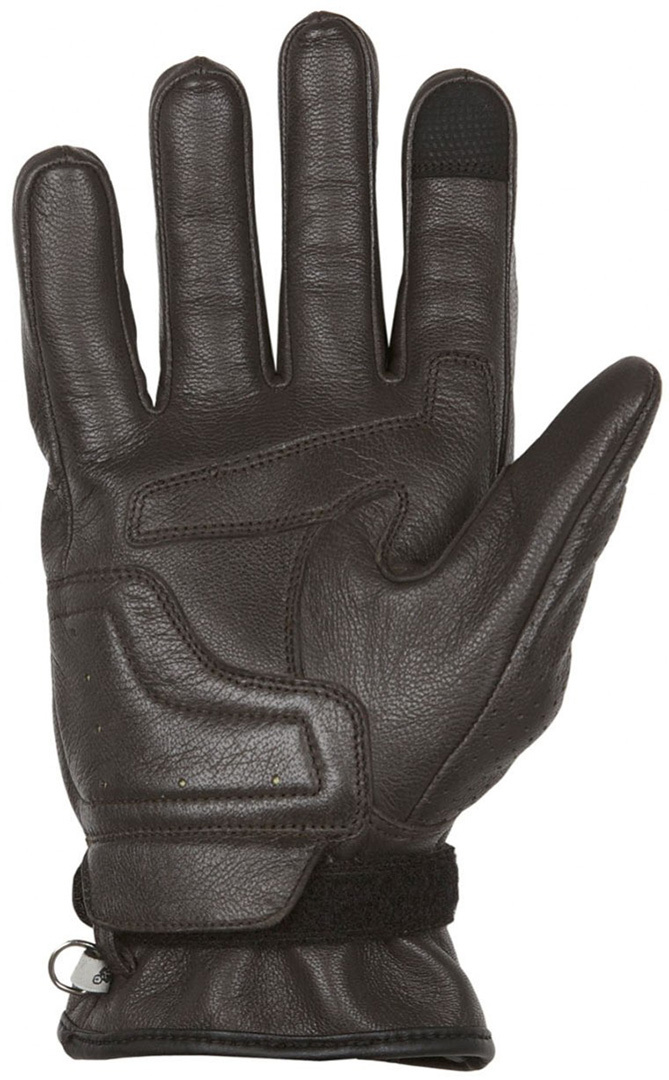 Helstons Strada perforerede motorcykel handsker brun 9 Figur 2