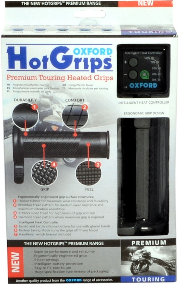 Oxford Premium Touring Uppvärmda grepp Figur 1