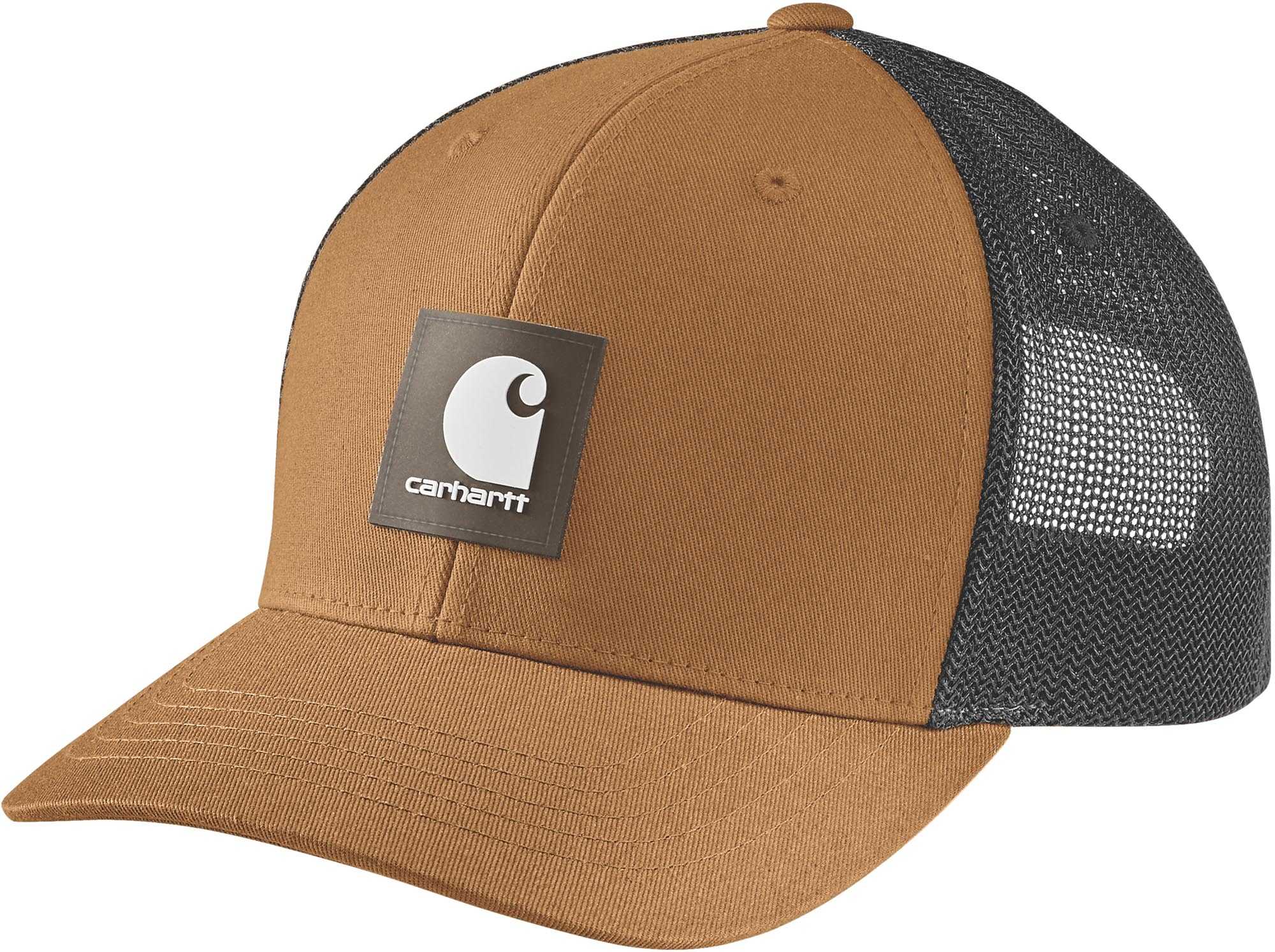 Carhartt Rugged Flex Oakland Rubber Patch Cap marrón/negro Figura 1
