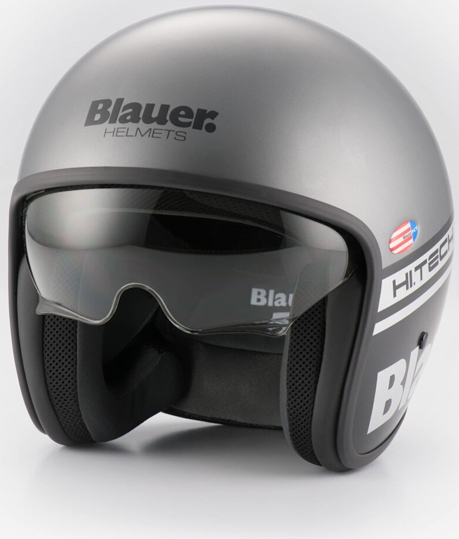 Blauer Pilot 1.100 Casco jet Grigio opaco M (57/58) Figura 1