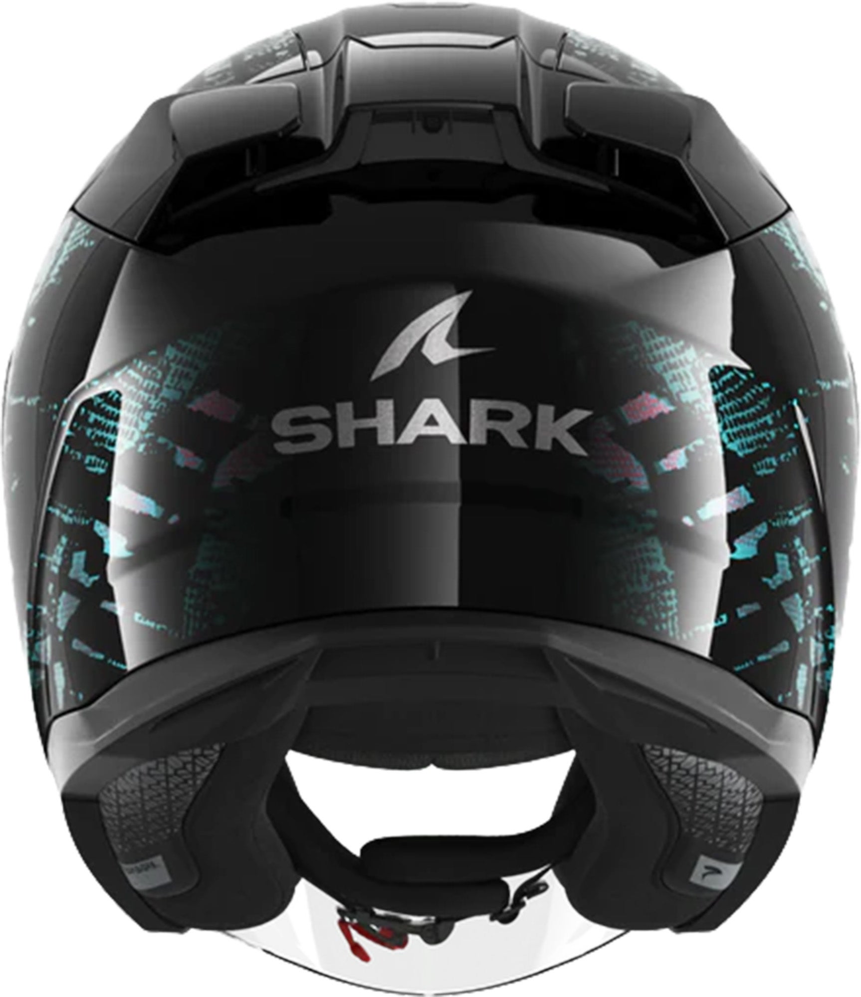 Shark Skwal Jet Reptaia Каска черно/тюркоазено XL (61/62) Фигура 5