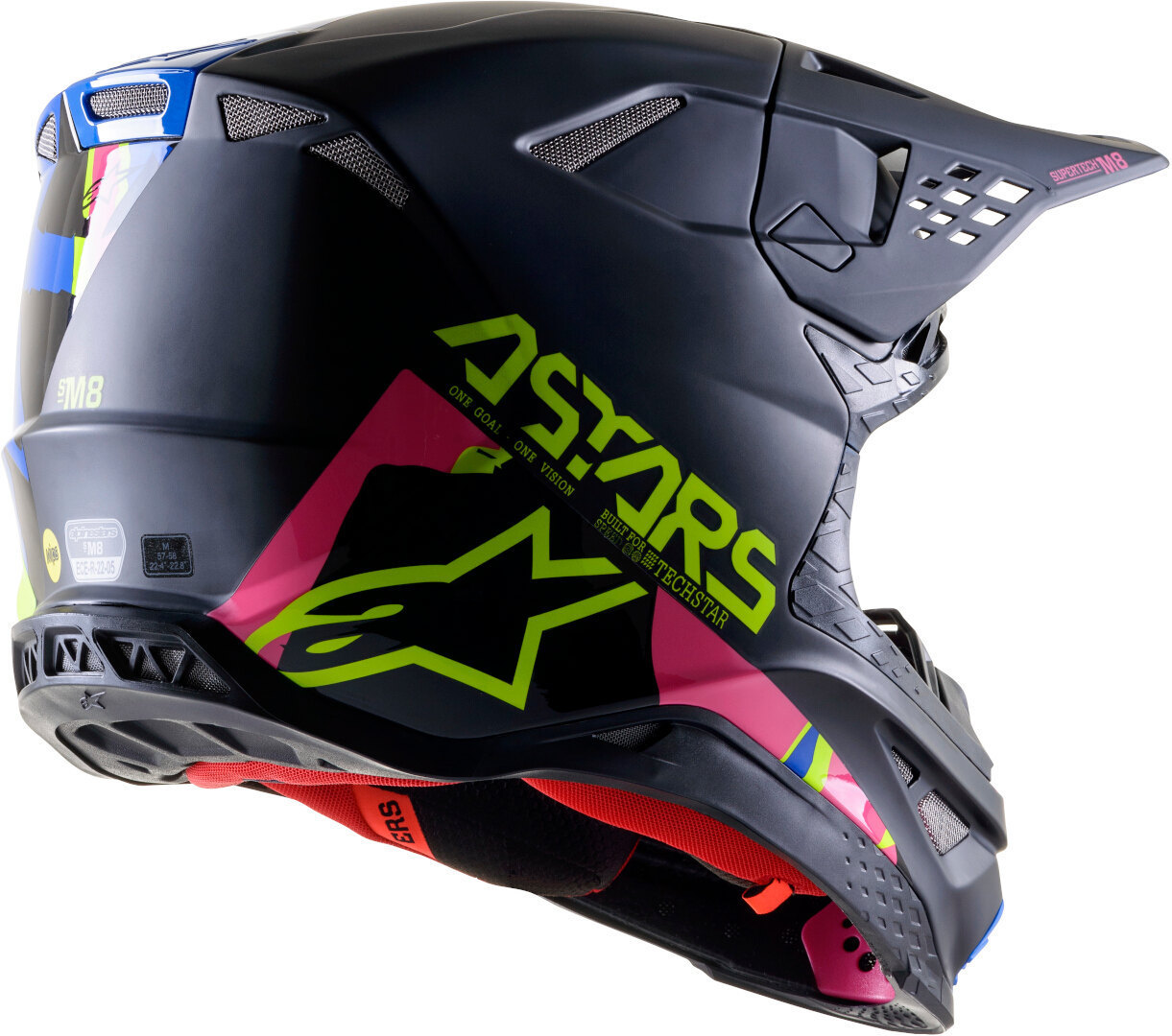 Alpinestars Supertech S-M8 Echo Capacete de Motocross preto/azul L (59/60) Figura 2