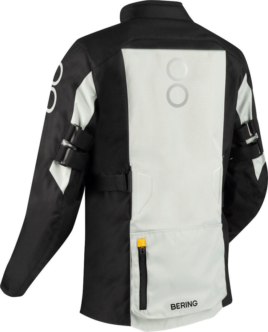 Bering Zephyr wasserdichte Motorrad Textiljacke schwarz/grau 4XL Abbildung 2
