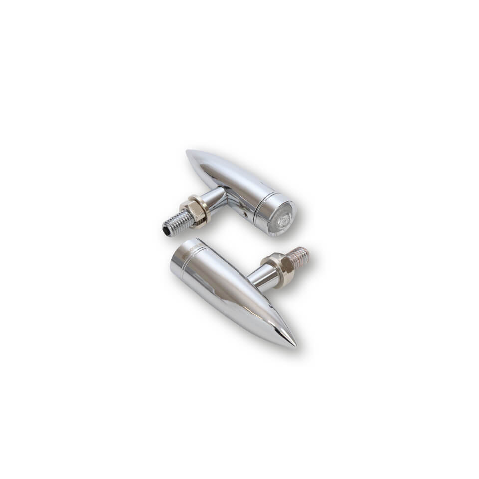 HIGHSIDER LED Blinker MONO BULLET LONG Chrome Figura 1 HIGHSIDER LED Blinker MONO BULLET LONG Chrome Figura 1