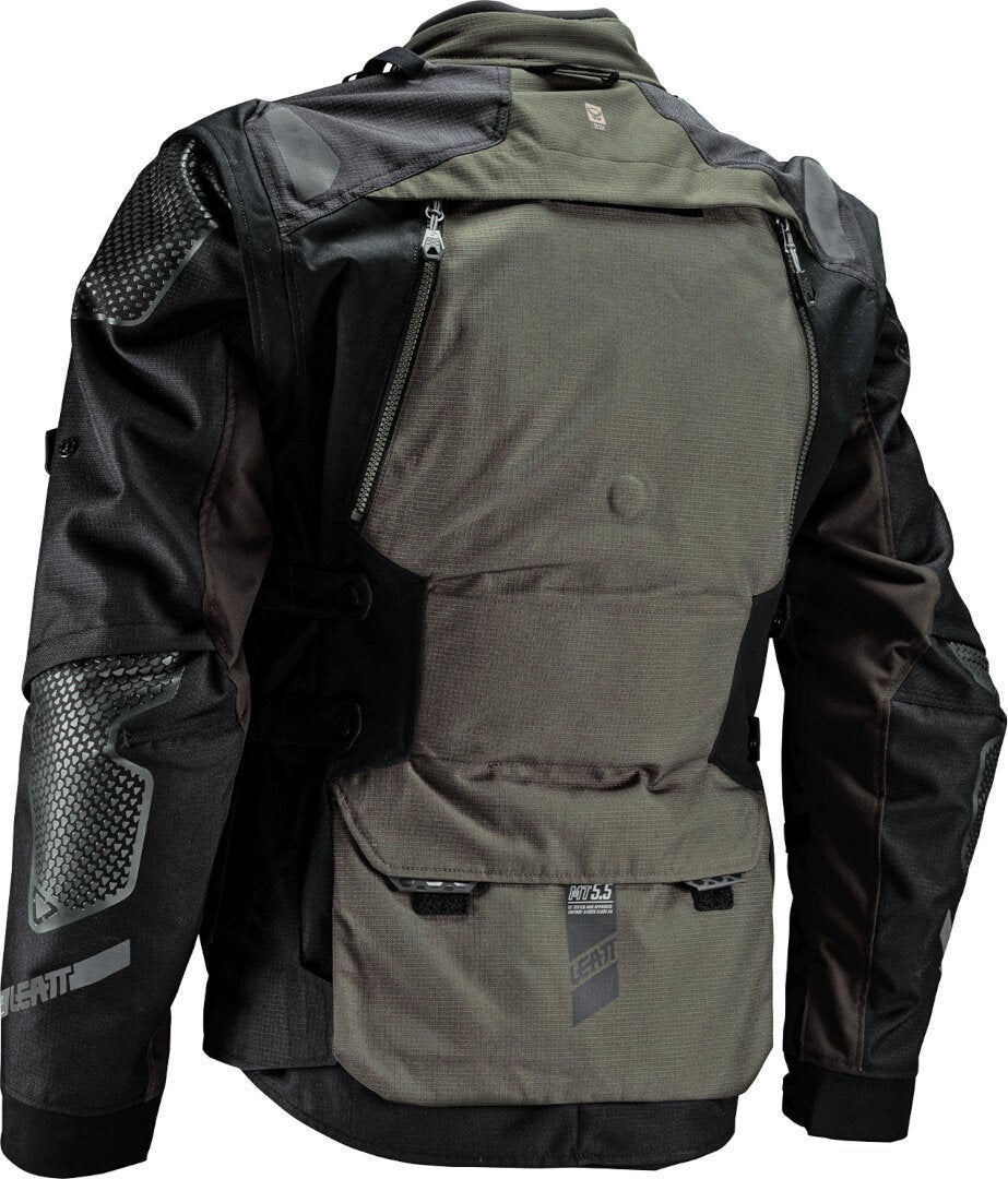 Side view of Leatt ADV Multitour 5.5 waterproof Motorcycle Textile Jacket