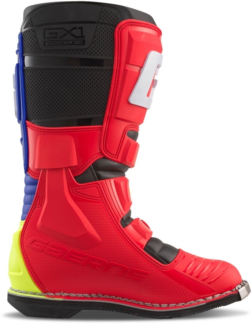 Gaerne GX-1 Goodyear Botas de motocross rojo/neón-amarillo 44 Figura 2