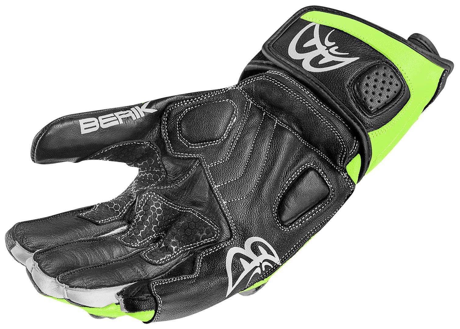 Berik 2.0 ST Motorcykelhandsker gul/sort L Figur 4