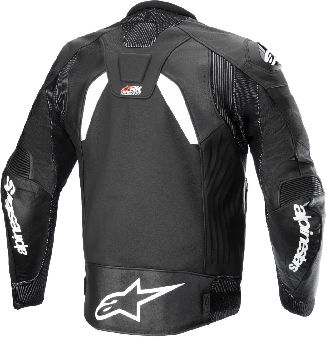 Alpinestars GP Plus R V4 Rideknit perforated Motorcycle Leather Jacket black/white 56 Figure 2