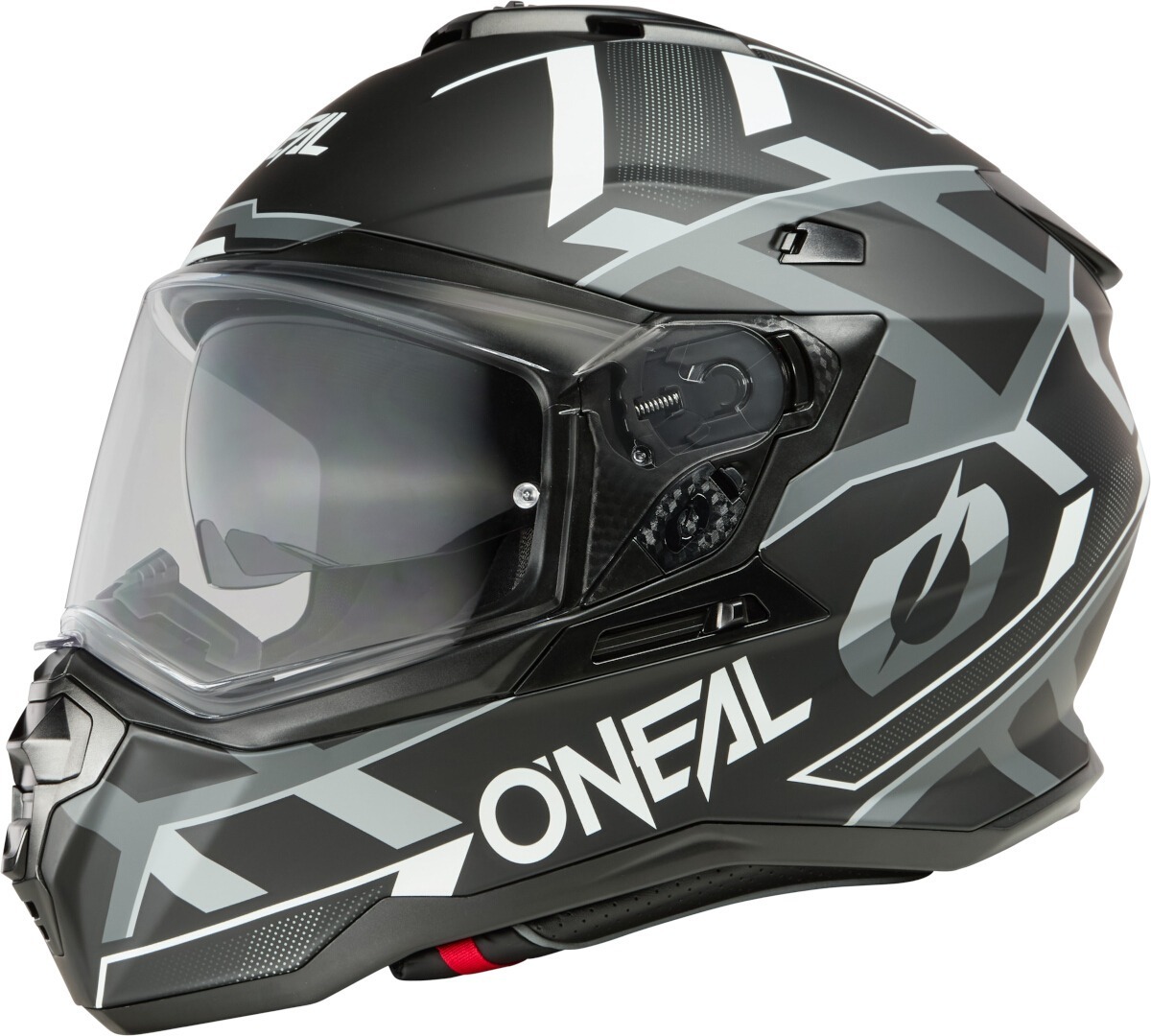 Oneal D-SRS Square V.25 Cască de motocross Negru mat/gri/alb M Figura 4