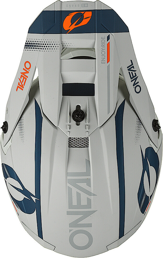 Oneal 5Series Haze V.22 Motocross hjälm vit/blå/orange XS (53/54) Figur 2