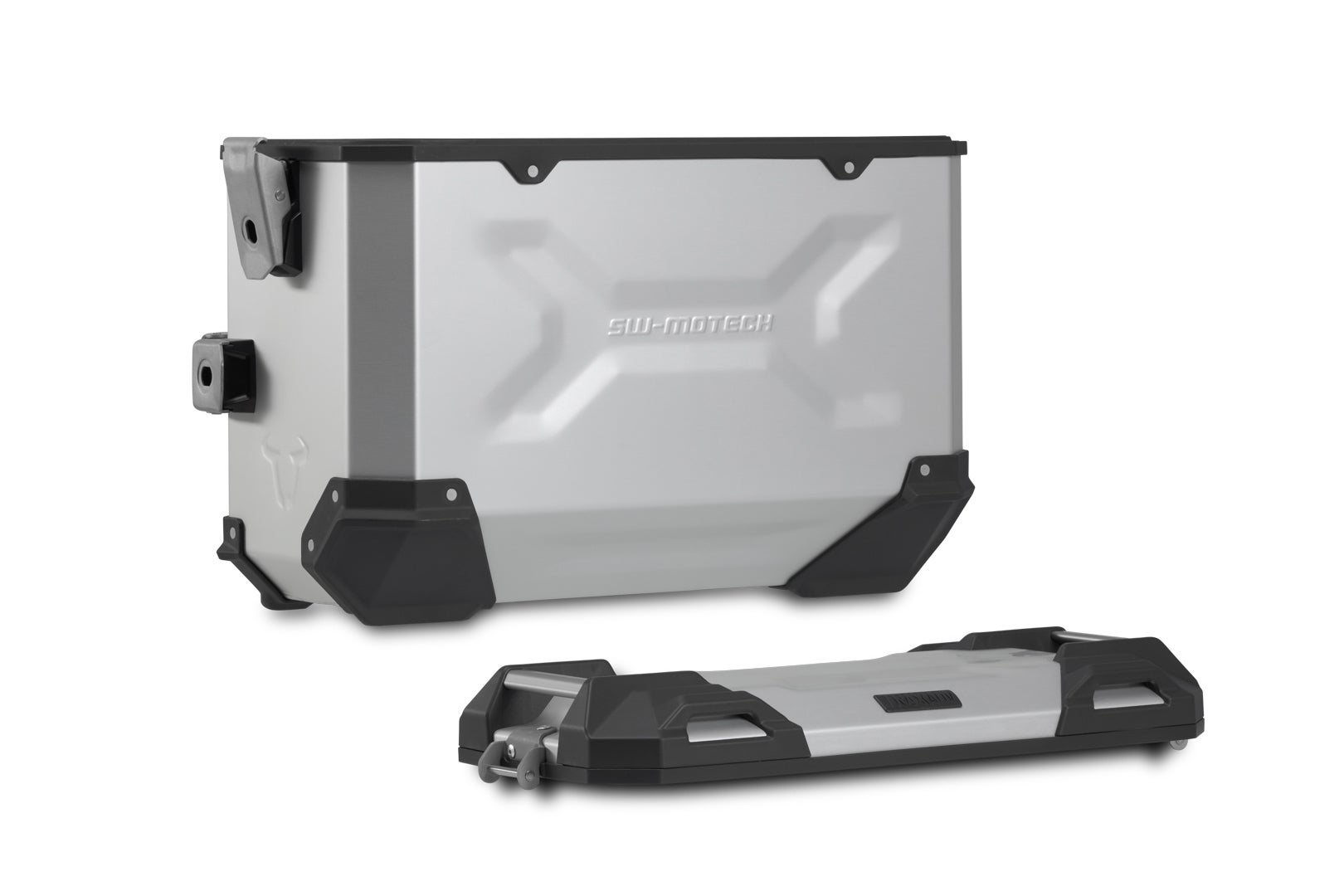 SW-Motech TRAX ADV aluminum case system US model - Silver. 45/37L. DesertX (22-) / Rally (23-). Figure 5