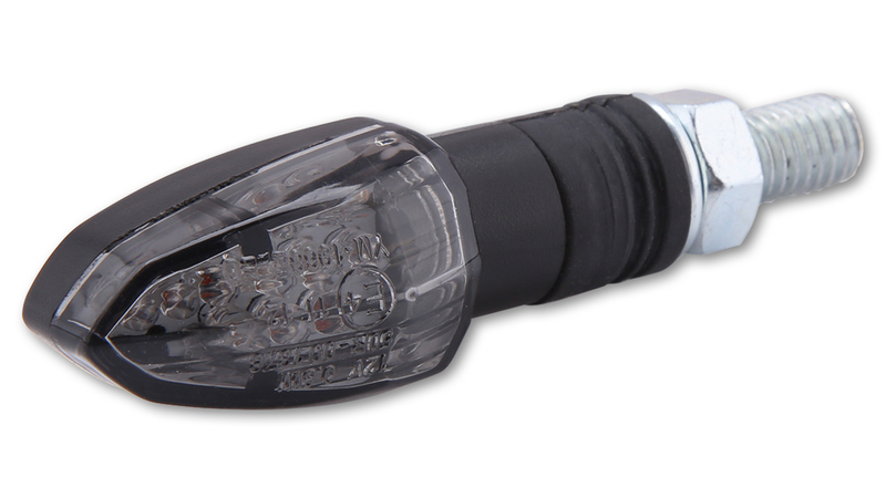 HIGHSIDER Smart Lizzard LED-indikator Hus Svart / Lins Rökt (Par), Fram & Bak Figur 4