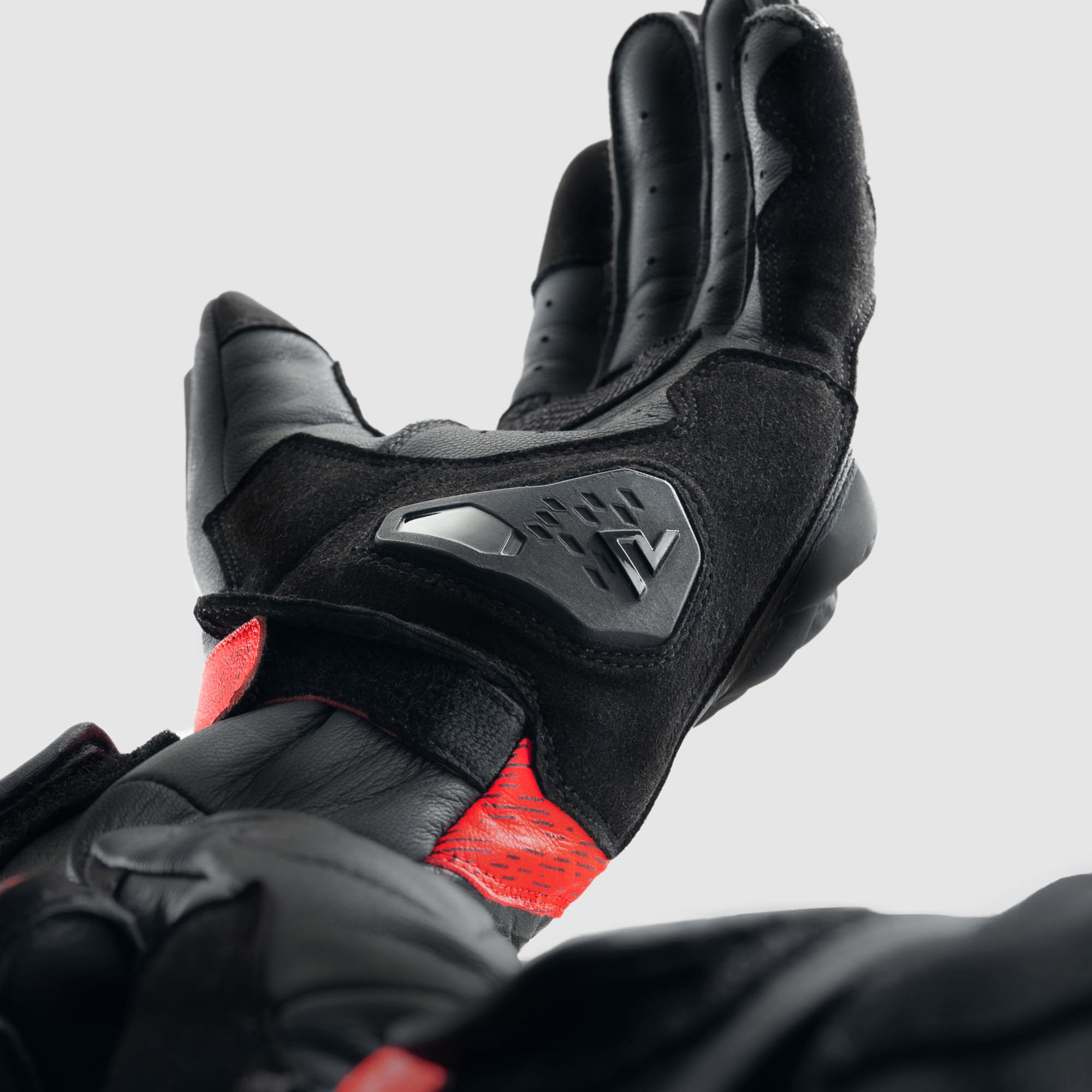 Rebelhorn Viper Motorcycle Gloves black/grey/red 3XL Figure 5