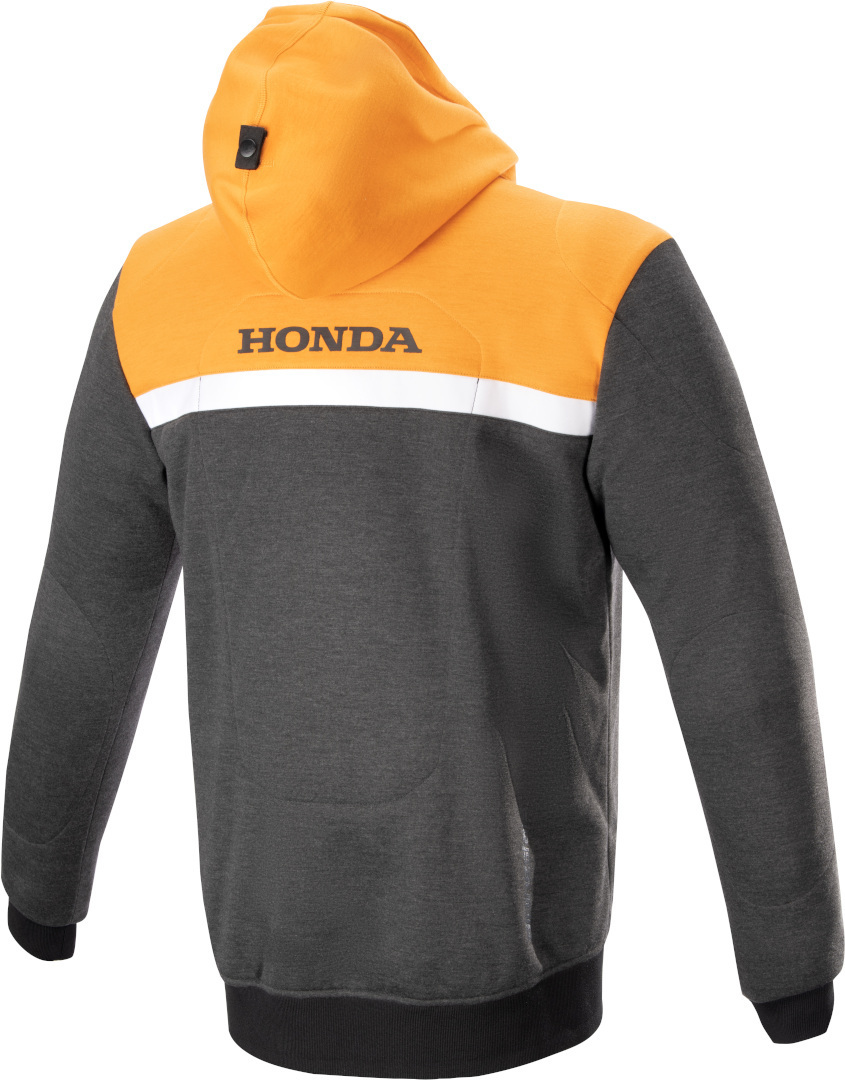 Alpinestars Honda Chrome Motorcycle Textile Jacket grey/orange M Figure 2