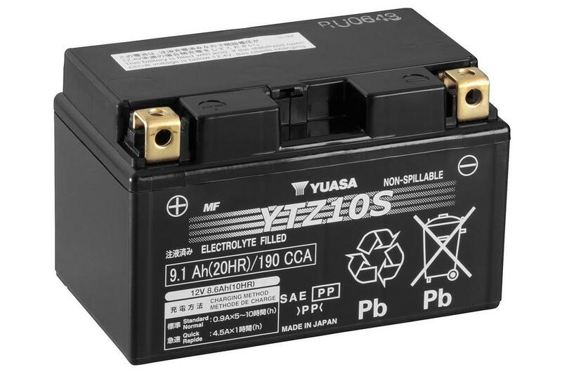 YUASA Adunarea anuală YTZ10S W/C Baterie AGM fără întreținere de înaltă performanță Figura 2