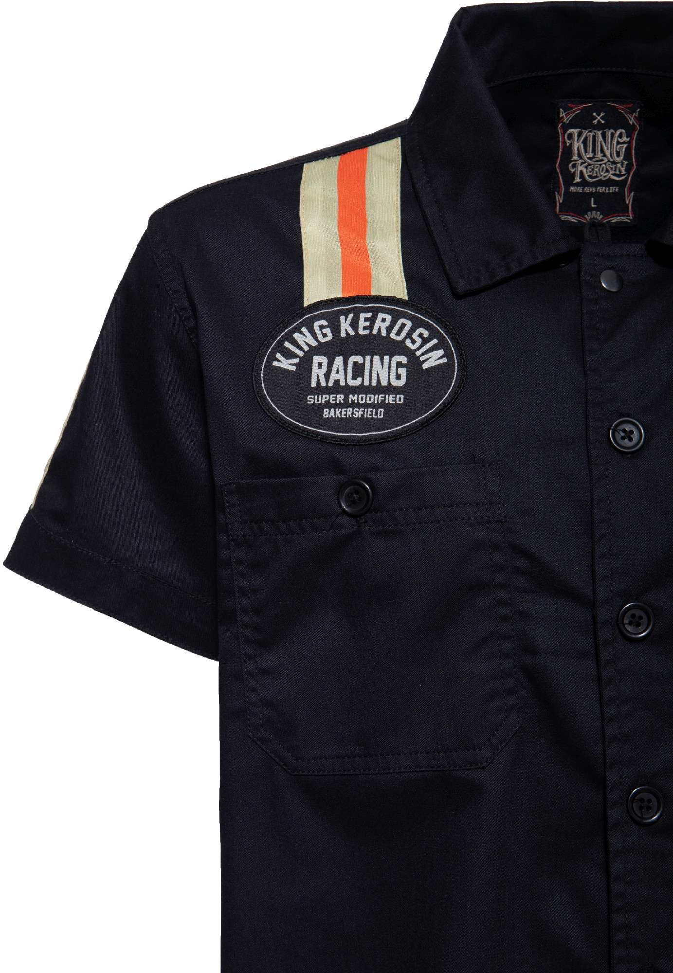 King Kerosin Hell Fire Workwear Kurzarmhemd S Abbildung 3
