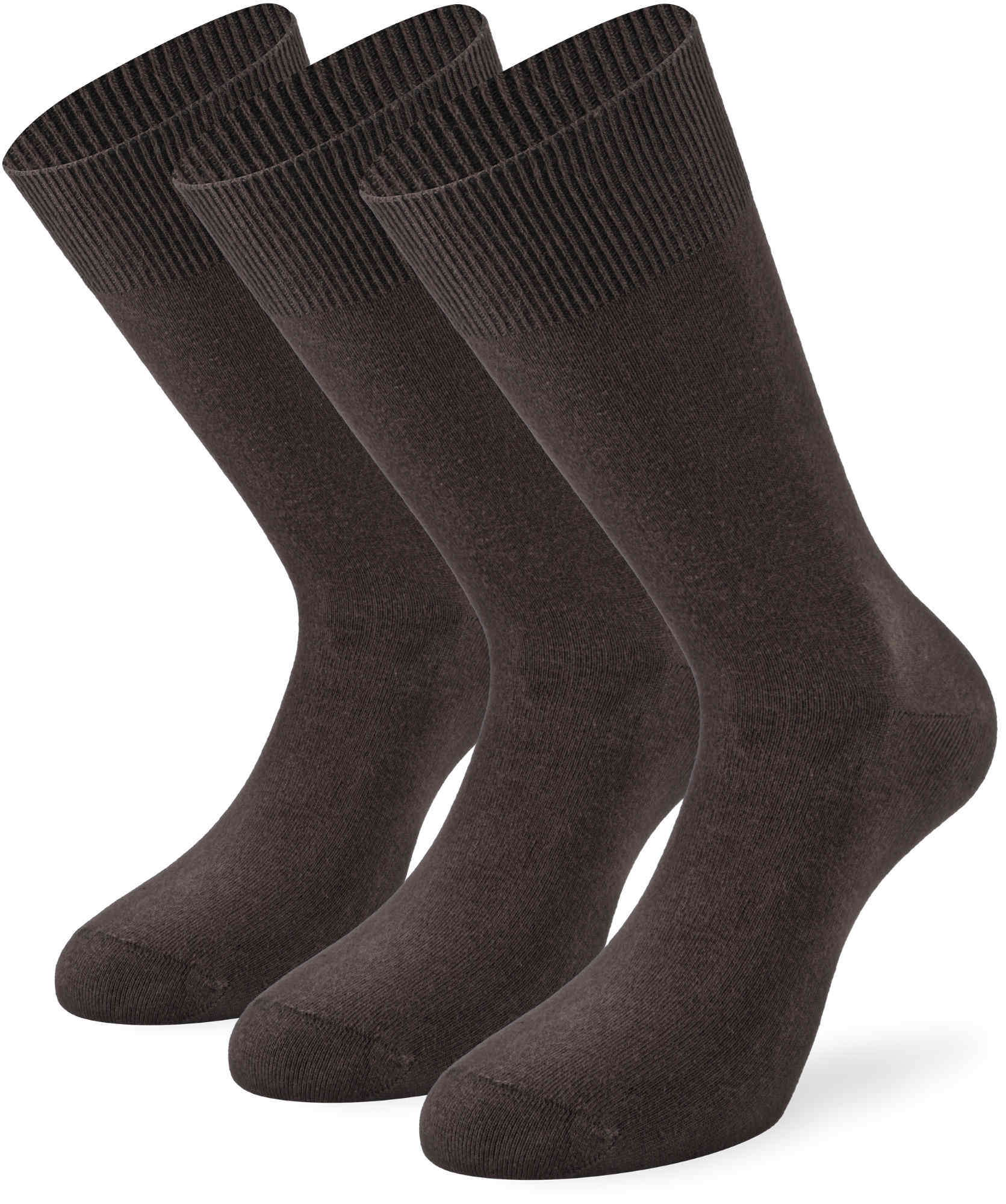 Lenz Basic Șosete - Pachet de 3 Maro închis 43-46 Figura 1