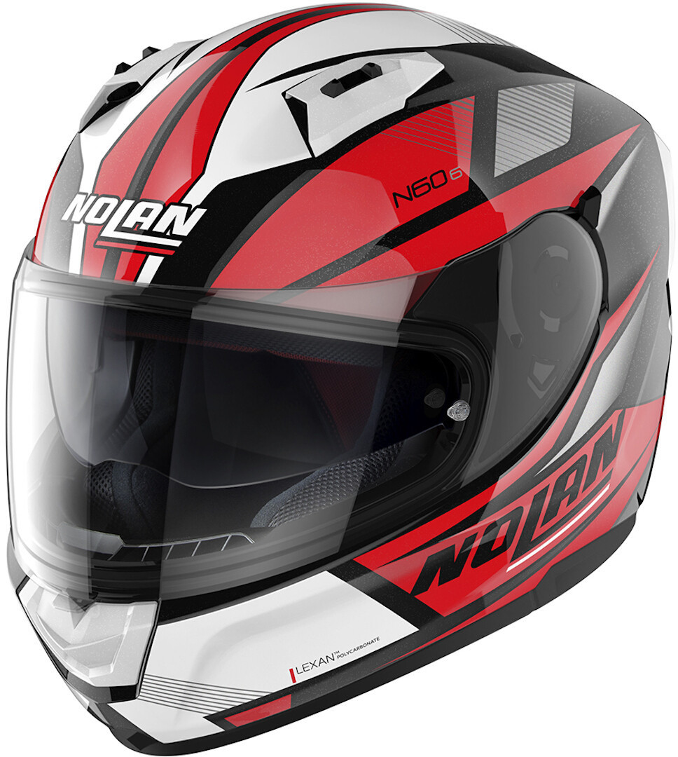 Nolan N60-6 Downshift Helmet black/red/white S (56) Figure 1