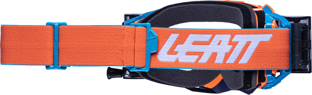 Leatt Velocity 5.5 Roll-Off Motocross skyddsglasögon Neonorange/blått Figur 2