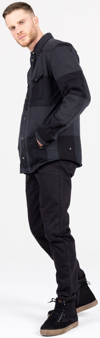 John Doe Classic Tapered Motorcykel Jeans Sort 33/32 Figur 20