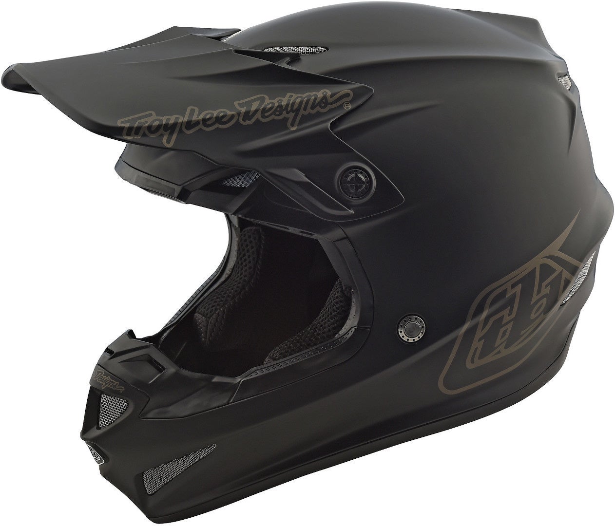 Troy Lee Designs SE4 PA Mono Motokrosová přilba černá S Obrázek 1