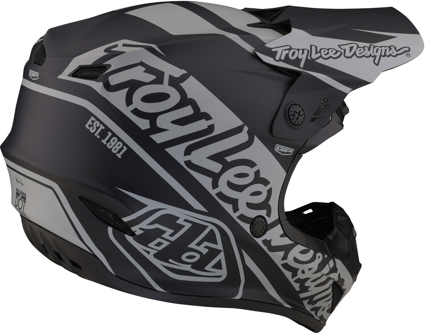 Troy Lee Designs GP Slice Cască de motocross Negru/gri L (58/59) Figura 7