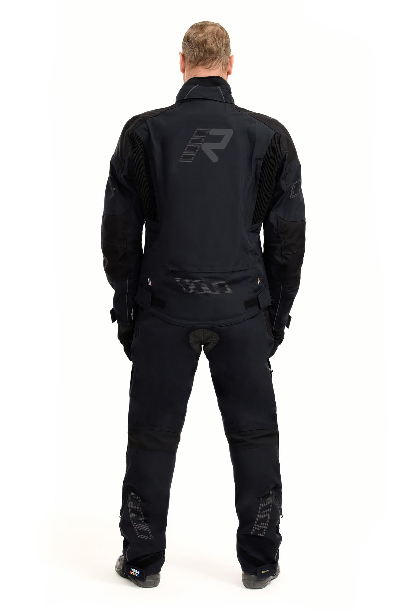 Rukka Armagate Motorcykel tekstiljakke Sort/sort Short 46 Figur 4