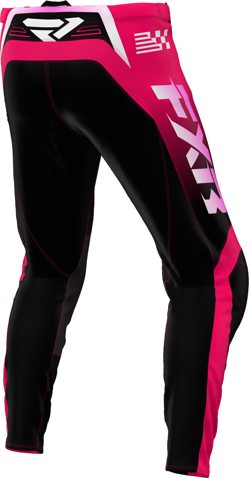 FXR Clutch Motorcross broek roze/zwart 36 Figuur 2